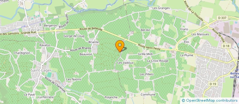 localisation de l'entreprise GFA DOMAINE DE FORT MICHON FIALAIRE  SAINT-LAGER