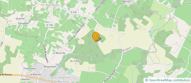 localisation de l'entreprise GFA DOMAINE DE FOURENS  NERIGEAN