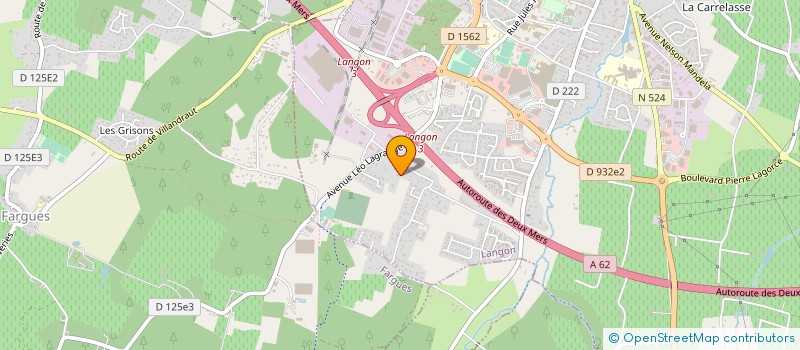 localisation de l'entreprise GFA DOMAINE DE HAUT CLAVERIE  FARGUES