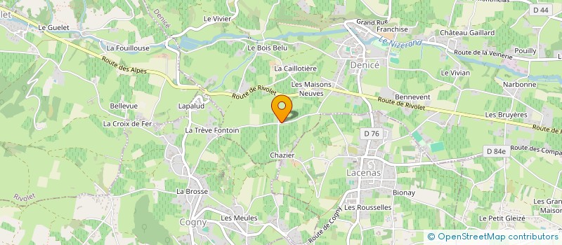 localisation de l'entreprise GFA DOMAINE DE LA GRANGE DES MAURES  DENICE