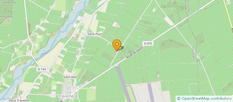 localisation de l'entreprise GFA DOMAINE DE LA MEYNARDE  TRAVAILLAN