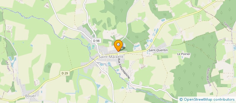 localisation de l'entreprise GFA DOMAINE DE LA QUENTINIERE  VALENNES