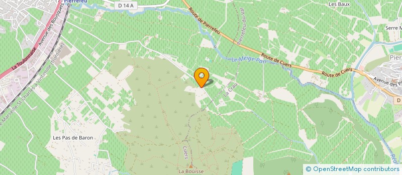 localisation de l'entreprise GFA DOMAINE DE LA REINE JEANNE  CUERS