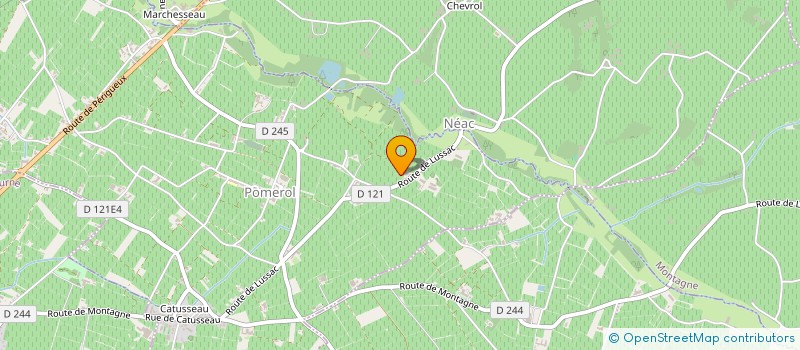 localisation de l'entreprise GFA DOMAINE DE LAFLEUR-POMEROL  POMEROL