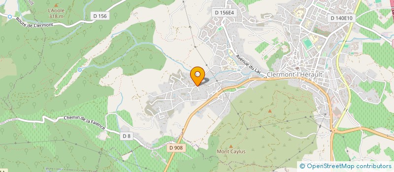 localisation de l'entreprise GFA DOMAINE DE MALMONT  CLERMONT-L'HERAULT