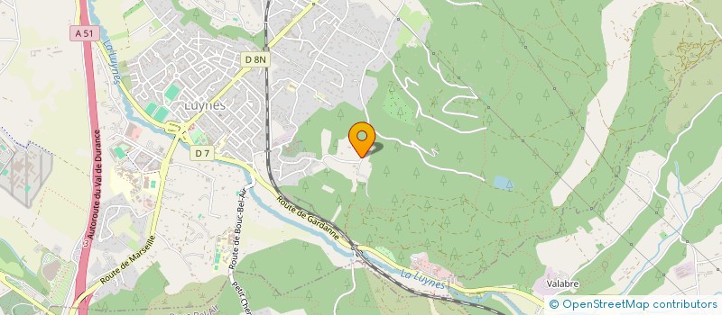 localisation de l'entreprise GFA DOMAINE DE PALMAS  AIX-EN-PROVENCE