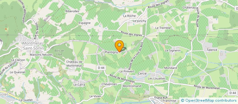 localisation de l'entreprise GFA DOMAINE DE PLANTIGNY à DENICE