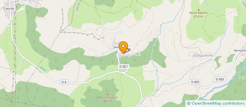 localisation de l'entreprise GFA DOMAINE DE PRADES  DIO-ET-VALQUIERES