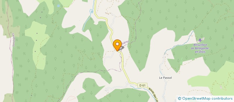 localisation de l'entreprise GFA DOMAINE DE PREMOL  JONCHERES