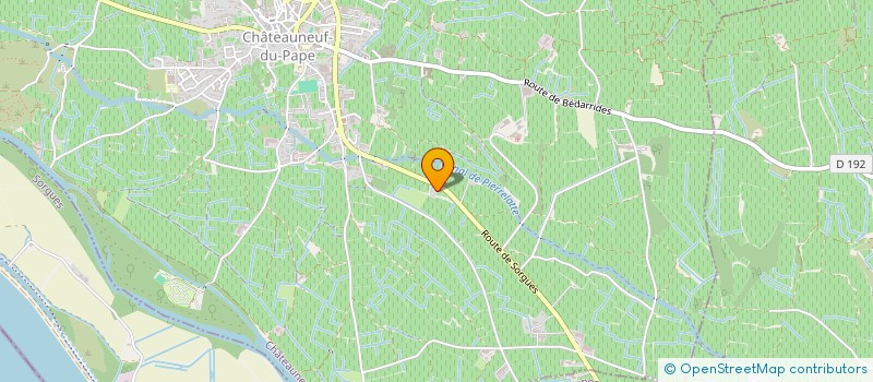localisation de l'entreprise GFA DOMAINE DE SAINT PAUL  CHATEAUNEUF-DU-PAPE