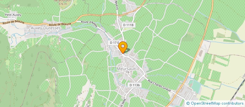 localisation de l'entreprise GFA DOMAINE DELAGRANGE ET BATTAULT  MEURSAULT