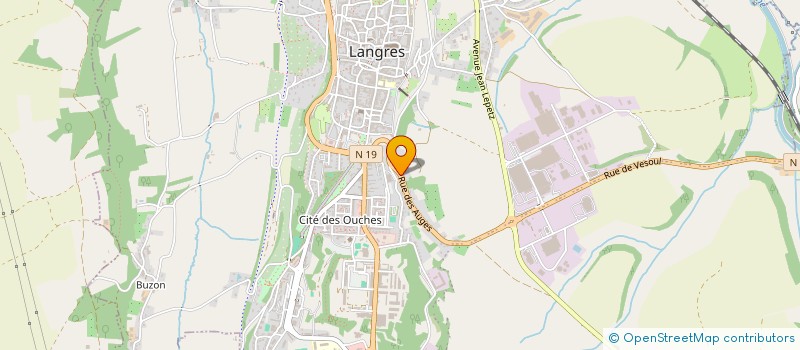 localisation de l'entreprise GFA DOMAINE DES GOUZILLES à LANGRES