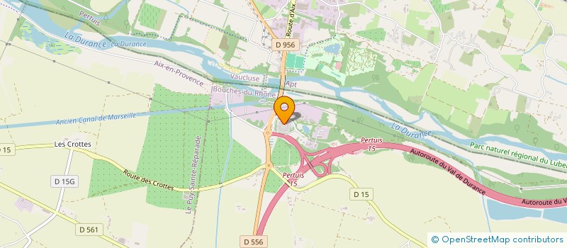 localisation de l'entreprise GFA DOMAINE DES ISCLES  MEYRARGUES