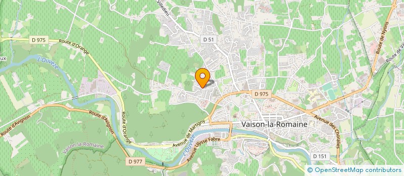 localisation de l'entreprise GFA DOMAINE DES MARTINES  CRESTET