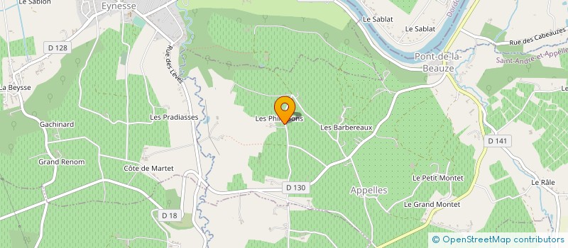 localisation de l'entreprise GFA DOMAINE DES PHILIPPONS  SAINT-ANDRE-ET-APPELLES