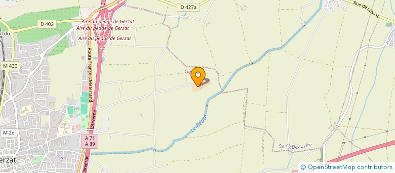 localisation de l'entreprise GFA DOMAINE DES RAUX  GERZAT