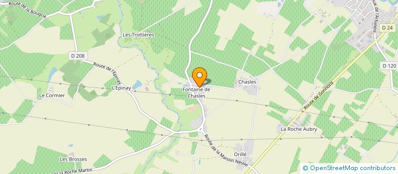 localisation de l'entreprise GFA DOMAINE DES VERGERES  BELLEVIGNE-EN-LAYON