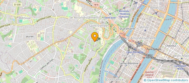 localisation de l'entreprise GFA DOMAINE DU FOUR  LYON