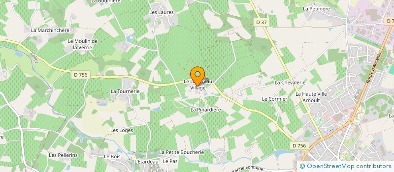 localisation de l'entreprise GFA DOMAINE DU LANDREAU VILLAGE à VALLET