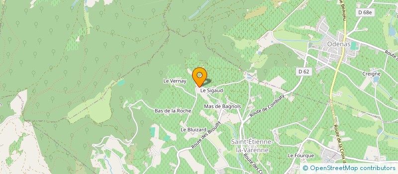 localisation de l'entreprise GFA DOMAINE DU MONNET à SAINT-ETIENNE-LA-VARENNE