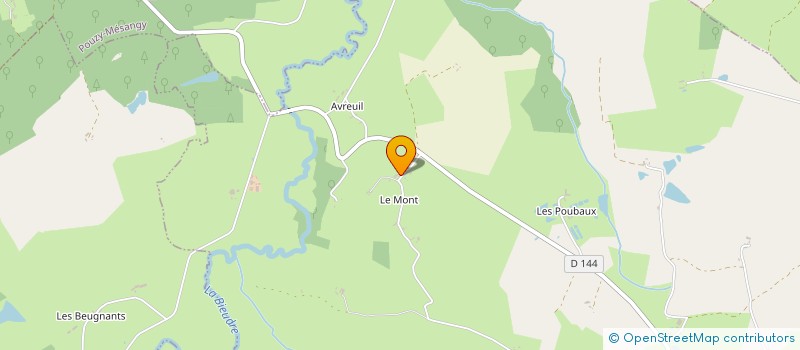 localisation de l'entreprise GFA DOMAINE DU MONT  YGRANDE