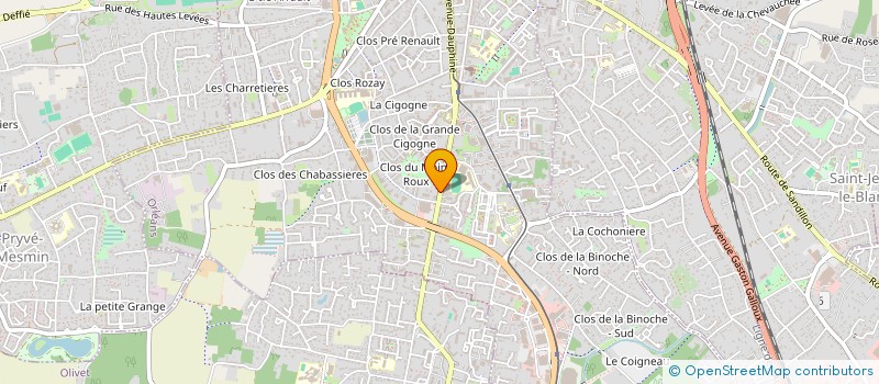 localisation de l'entreprise GFA DOMAINE DU VIGNEAU à ORLEANS