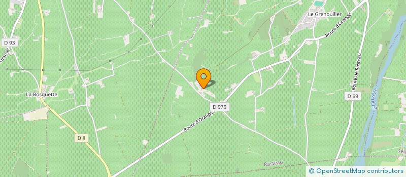 localisation de l'entreprise GFA DOMAINE EMILE CHARAVIN  RASTEAU