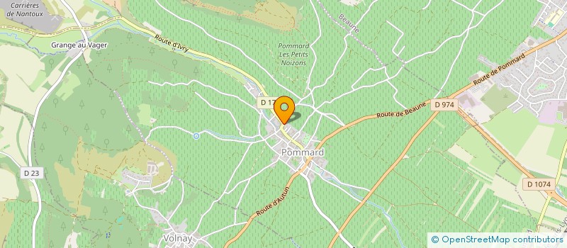 localisation de l'entreprise GFA DOMAINE LOUIS JACQUELIN  POMMARD