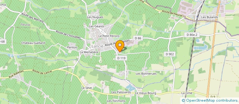 localisation de l'entreprise GFA DOMAINE LOUIS TETE à CERCIE