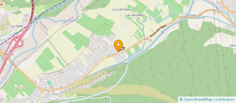 localisation de l'entreprise GFA DOMAINE PAILLEROLS à LES MEES