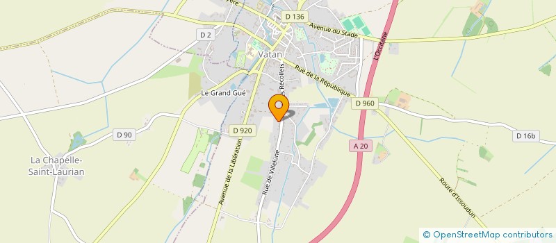 localisation de l'entreprise GFA DOMAINE POPINELLERIE à LUCAY-LE-LIBRE
