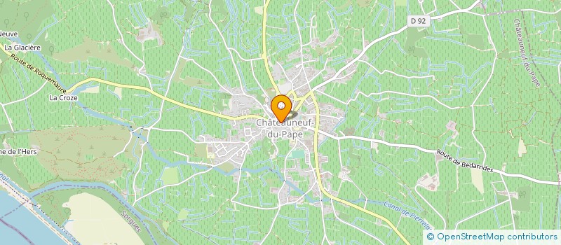 localisation de l'entreprise GFA DOMAINE QUIOT RAYMONDE  CHATEAUNEUF-DU-PAPE