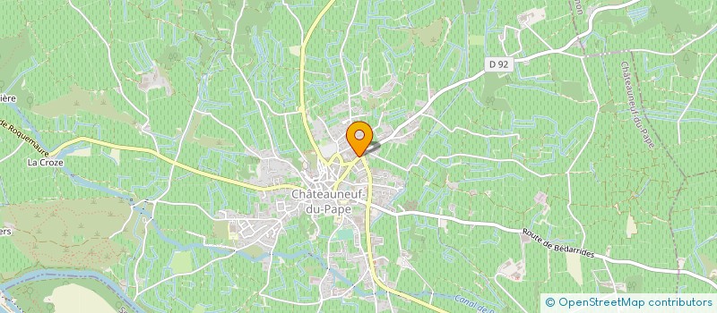 localisation de l'entreprise GFA DOMAINE RICHE  CHATEAUNEUF-DU-PAPE