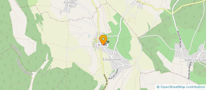 localisation de l'entreprise GFA DOMAINE ROBERT RAPET  PERNAND-VERGELESSES