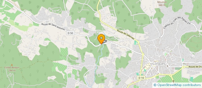 localisation de l'entreprise GFA DOMAINE ST CHRISTOPHE  LORGUES