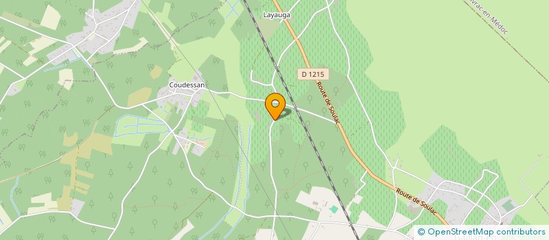 localisation de l'entreprise GFA DOMAINES DE LESTAGE  GAILLAN-EN-MEDOC