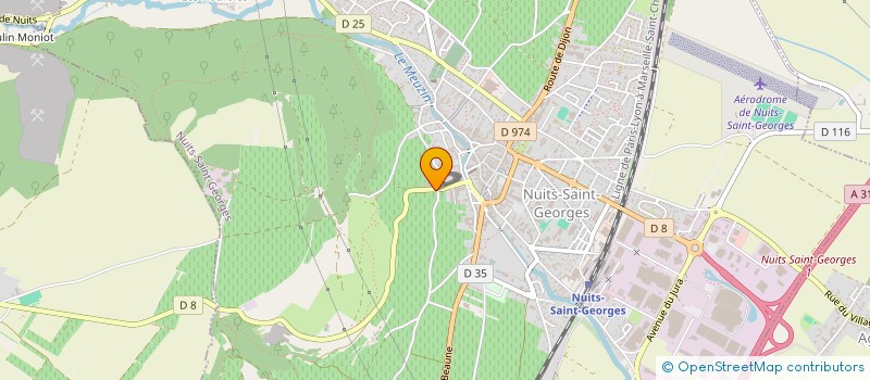 localisation de l'entreprise GFA DOMAINES ET CHATEAUX à NUITS-SAINT-GEORGES