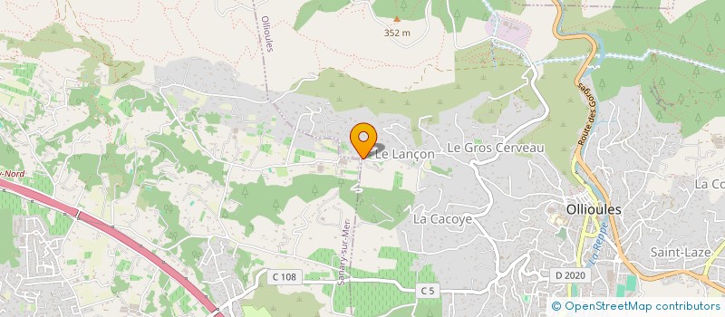 localisation de l'entreprise GFA DONIN DE ROSIERE  OLLIOULES