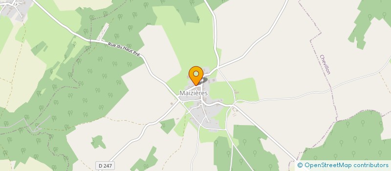 localisation de l'entreprise GFA DORE à MAIZIERES