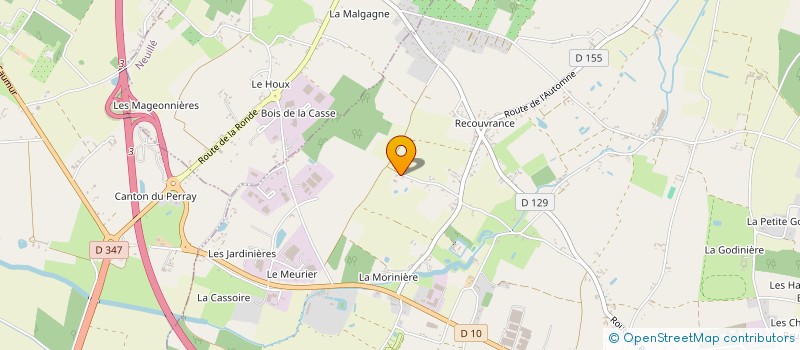 localisation de l'entreprise GFA DOREE à ALLONNES