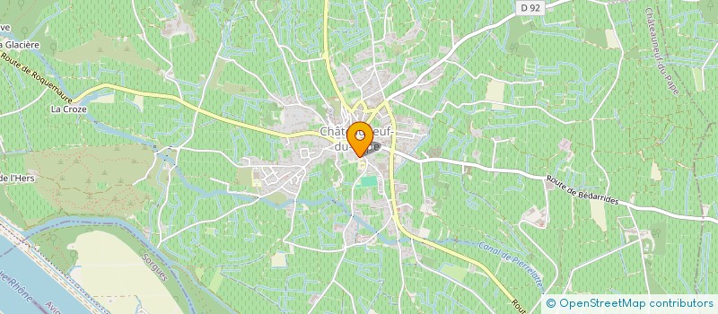 localisation de l'entreprise GFA DTCM  CHATEAUNEUF-DU-PAPE