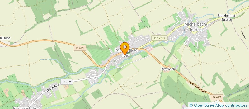 localisation de l'entreprise GFA DU ALTENBACH  RANSPACH-LE-BAS