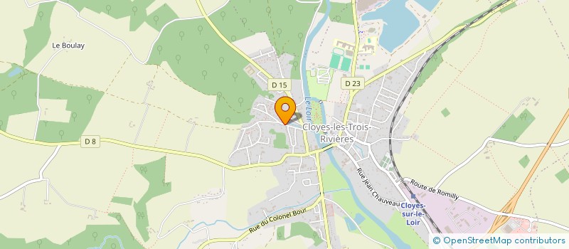localisation de l'entreprise GFA DU BARRY à CLOYES-LES-TROIS-RIVIERES