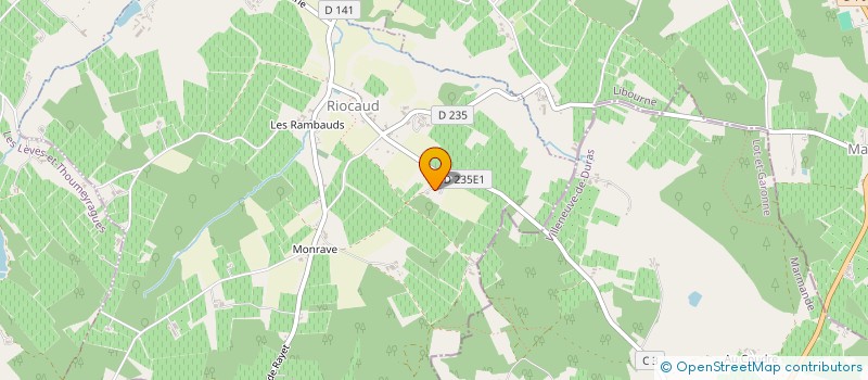 localisation de l'entreprise GFA DU BARRY  SAINT-AVIT-SAINT-NAZAIRE