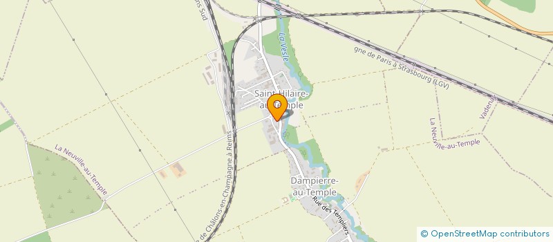 localisation de l'entreprise GFA DU BAS DE LA CENSE  SAINT-HILAIRE-AU-TEMPLE