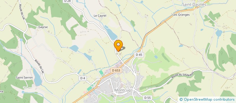 localisation de l'entreprise GFA DU BAS QUERCY  LENDOU-EN-QUERCY