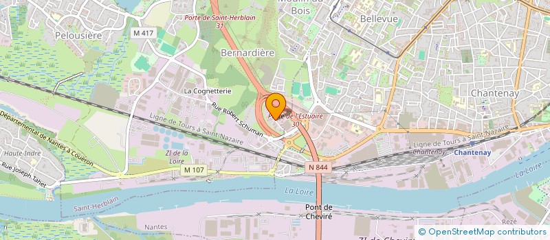 localisation de l'entreprise GFA DU BATIMENT  ST-HERBLAIN