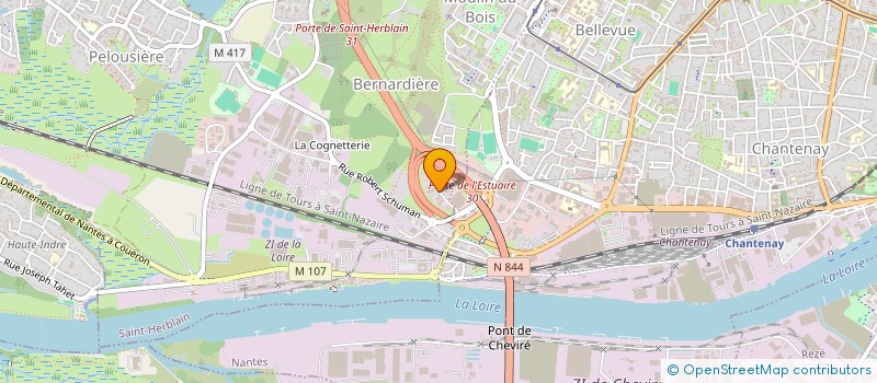 localisation de l'entreprise GFA DU BATIMENT PRINCE  ST-HERBLAIN