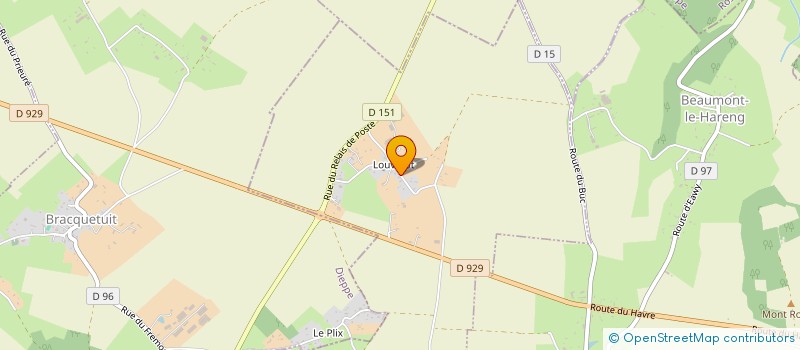 localisation de l'entreprise GFA DU BELEVENT  GRIGNEUSEVILLE