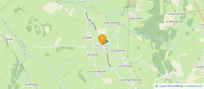 localisation de l'entreprise GFA DU BERRURIER à VARENNES-SOUS-DUN